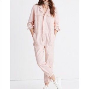 Madewell size L pink jumpsuit